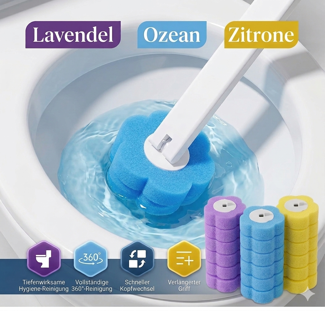 EasyScrub - das hygienische WC-Reiningungssystem der neuen Generation